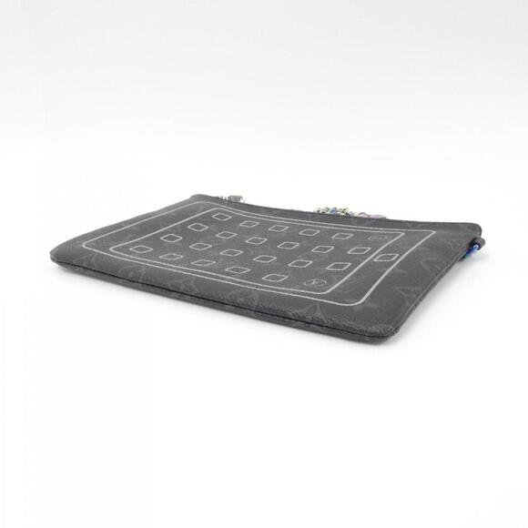 LOUIS VUITTON Black Monogram Pouch - Picture 3 of 6